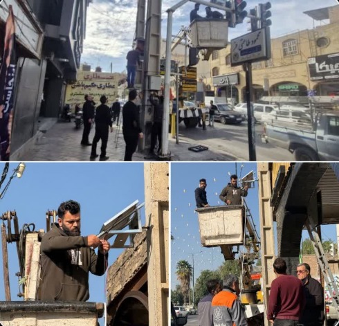 تجهیز تقاطع‌های اصلی دزفول به سامانه خورشیدی پشتیبان برق