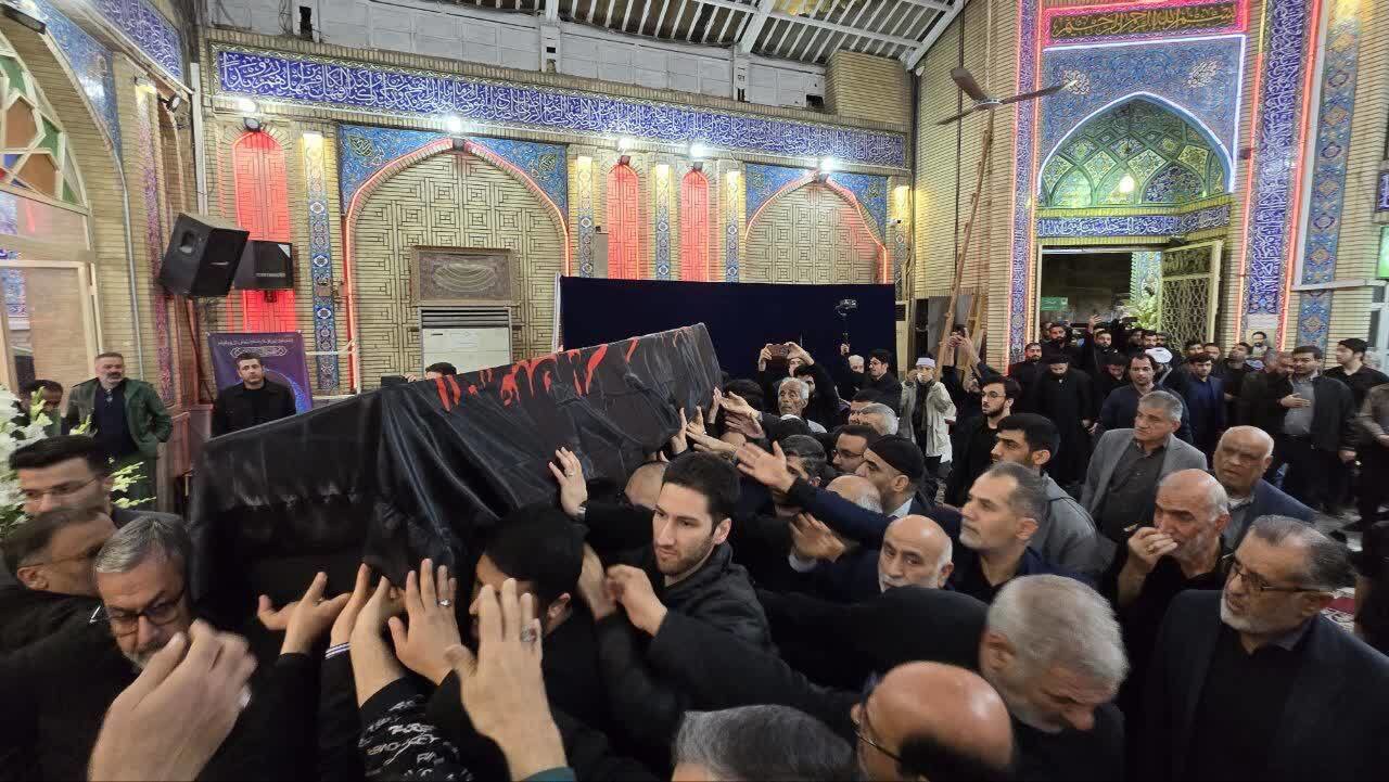 مراسم وداع با پیکر مطهر حضرت آیت الله شفیعی در اهواز
