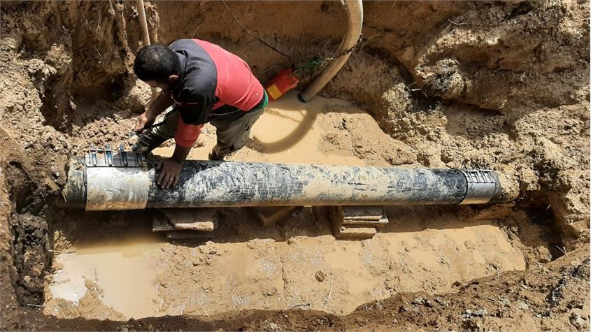 احیای خط اصلی آبرسانی ایذه در عملیاتی ۱۸ ساعته