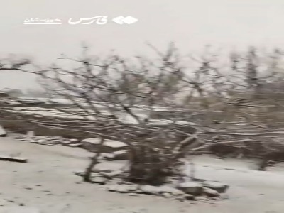 فیلم/ بارش برف در دهستان منگشت باغملک