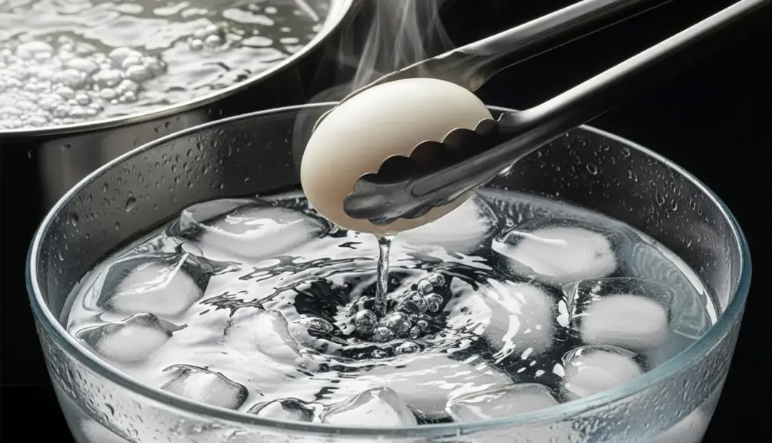 آیا انداختن تخم‌مرغ داغ در آب سرد اشتباه است؟