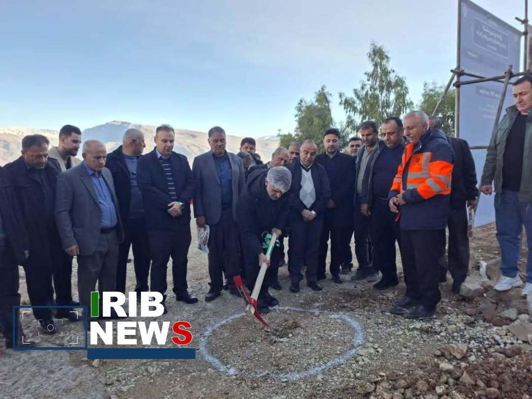 کلنگ‌زنی ۲ طرح راه روستایی در شهرستان ایذه