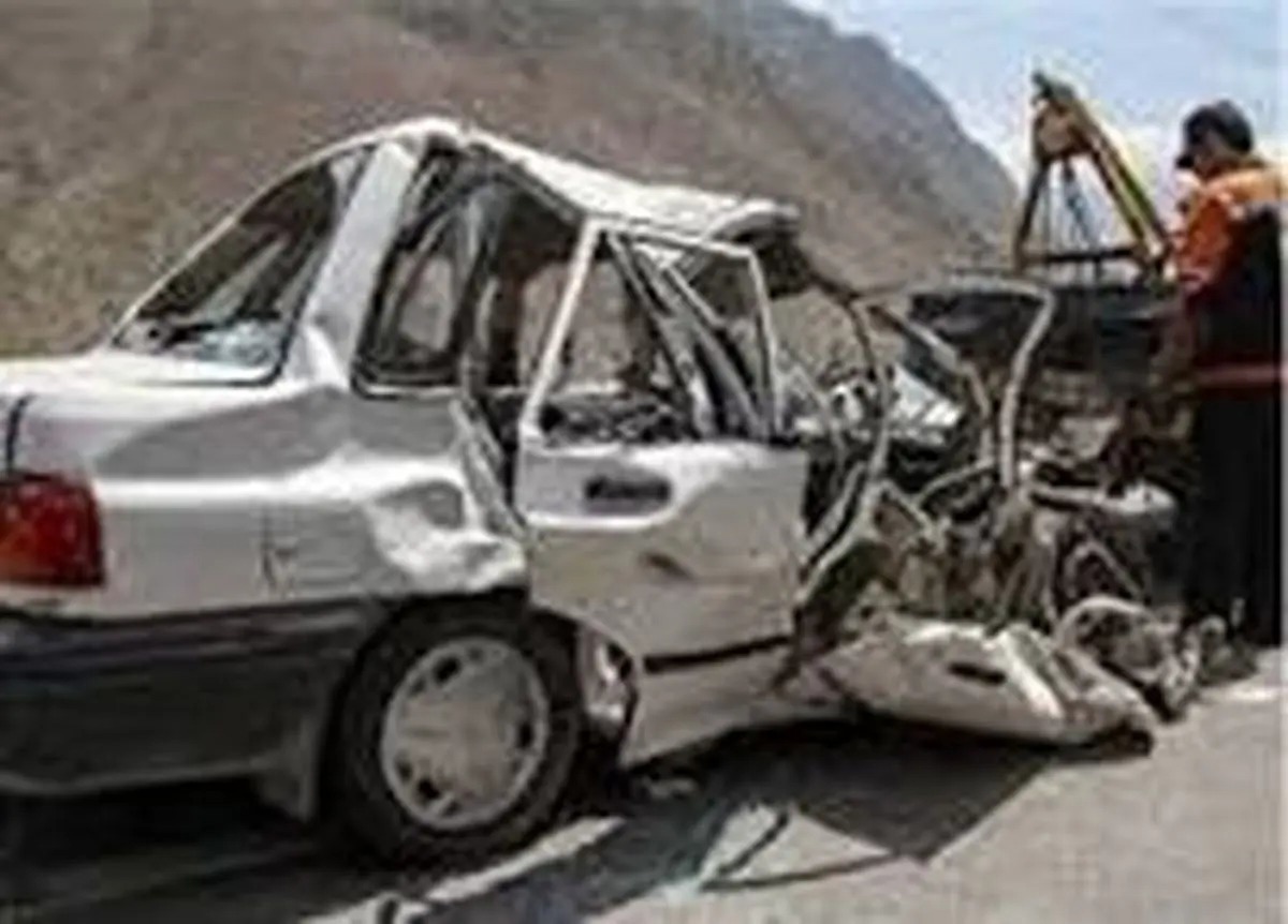 برخورد پراید با گاردریل در محور شوش - اندیمشک با ۵ مصدوم