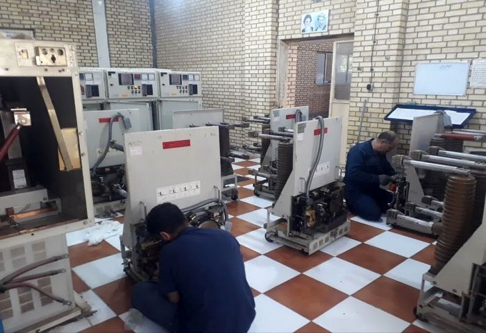 تعمیر تابلو‌های برق ایستگاه‌های ۱۶، ۲۴ و ۴۰ اینچ مسجدسلیمان