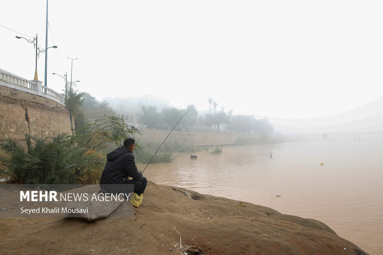 شاخص هوای خرمشهر در وضعیت قهوه‌ای قرار گرفت