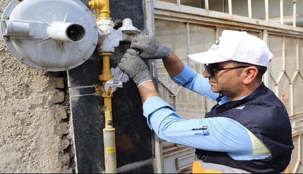 فردا گاز مناطقی از اهواز و کارون قطع می‌شود