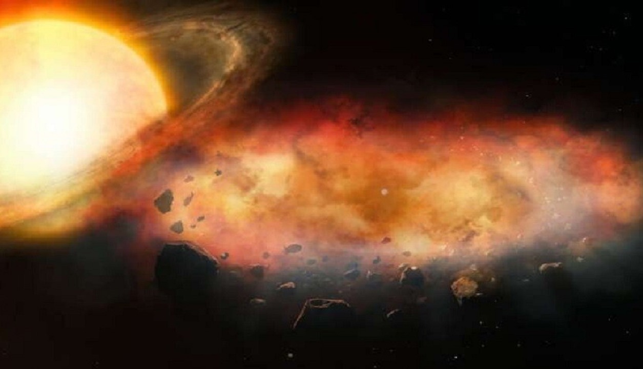 مشاهده یک ابر فلزی در فضا