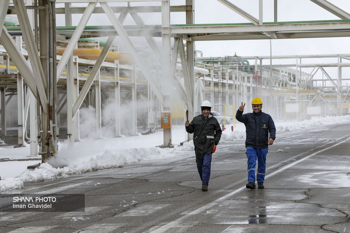 افزایش دریافت و تولید گاز در پالایشگاه شهید هاشمی‌نژاد