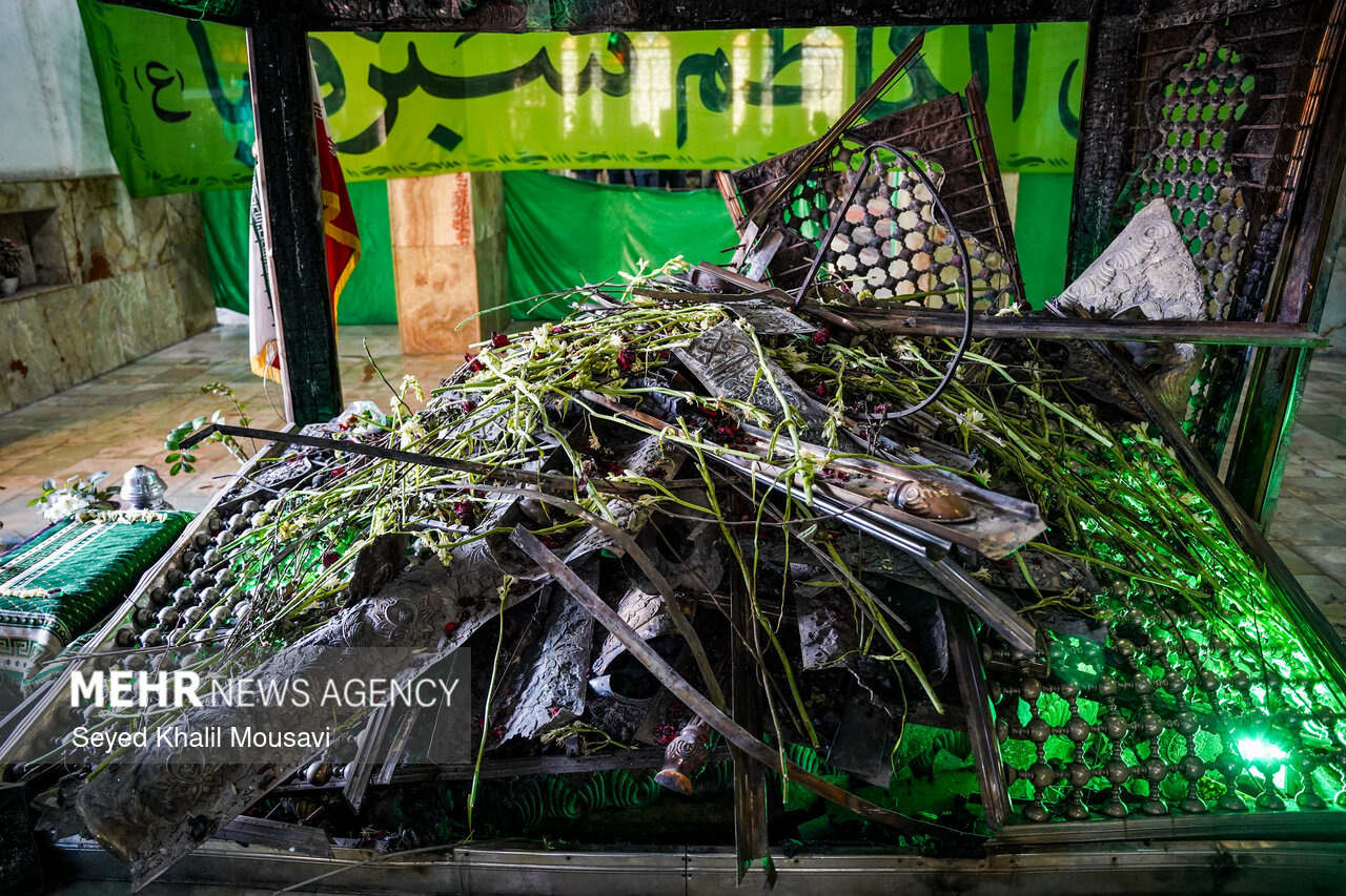 حمله تروریستی به حرم سبزقبا ۸۰ میلیارد تومان خسارت برجای گذاشت