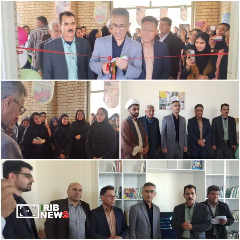 افتتاح کتابخانه‌های خیرساز مدارس کوثر و هدف در روستای عبدلیه رامشیر