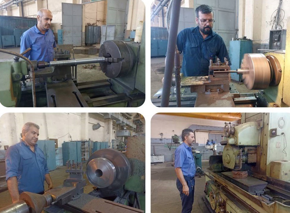 ساخت و بازسازی ۱۹۰ قطعه صنعتی در نیروگاه رامین اهواز