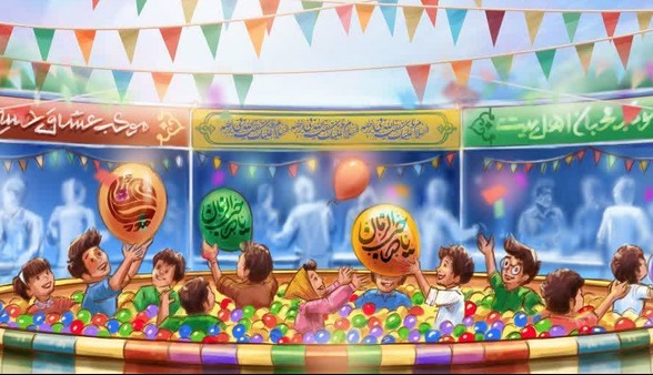 مهمونی چند کیلومتری نیمه شعبان در آبادان برگزار می‌شود