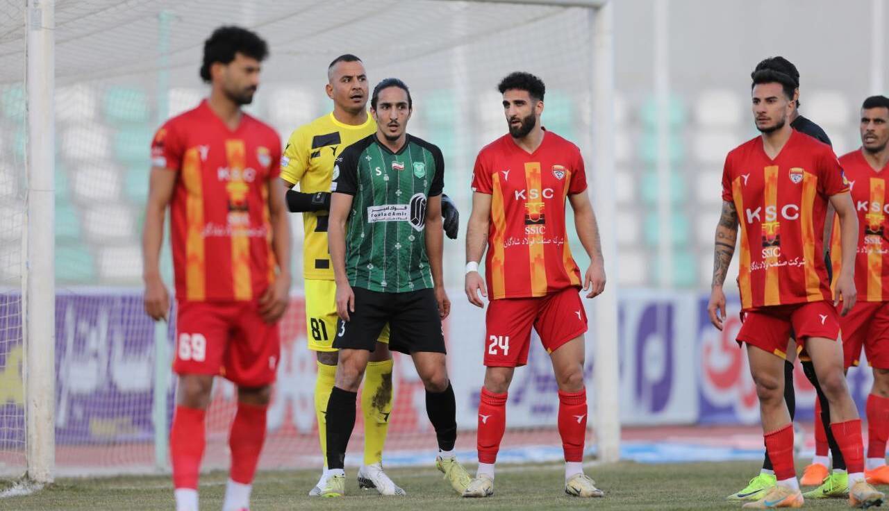 تساوی جذاب خیبر و فولاد در خرم‌آباد؛ گلزنی رضائیان برای خوزستانی‌ها