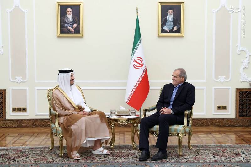 نخست‌وزیر قطر به پزشکیان پیام داد