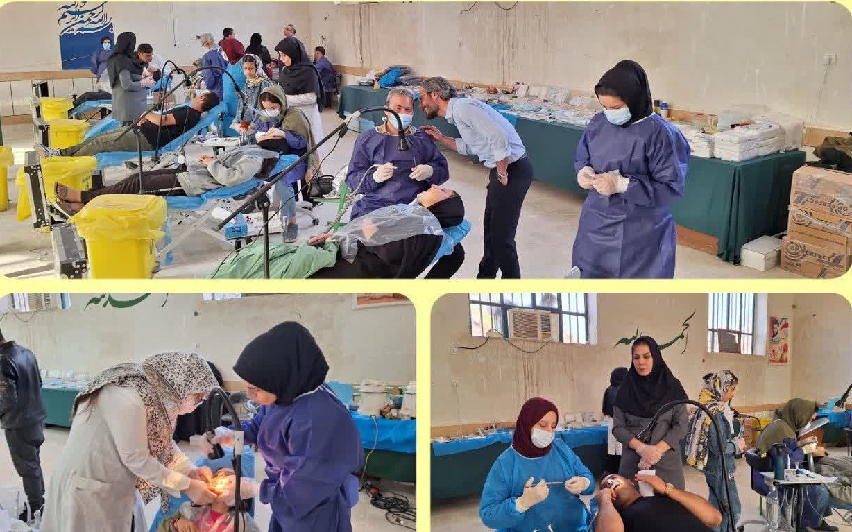 ارائه خدمات رایگان دندانپزشکی به اهالی روستای محروم ابوالحسن دزفول