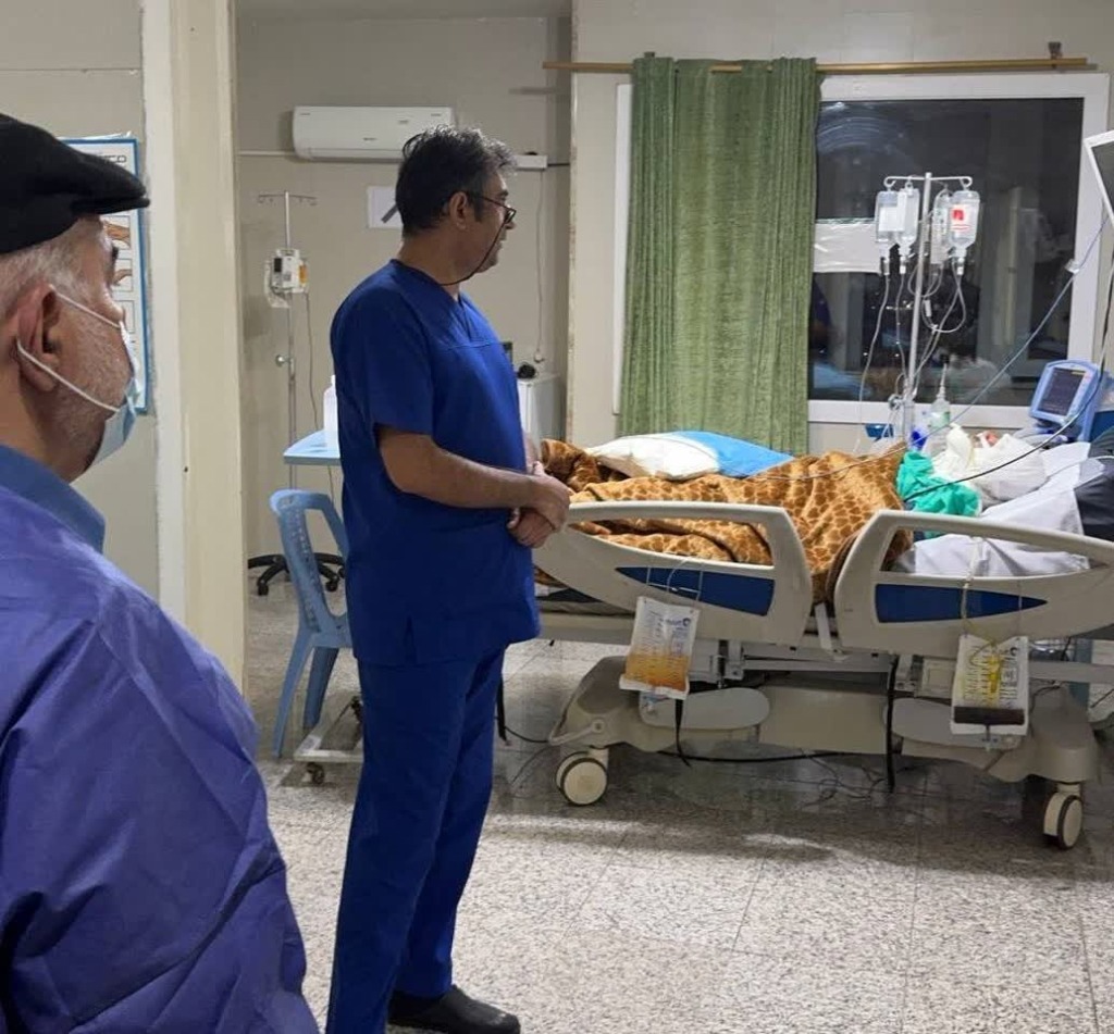 عیادت استاندار خوزستان از جوان ایذه‌ای