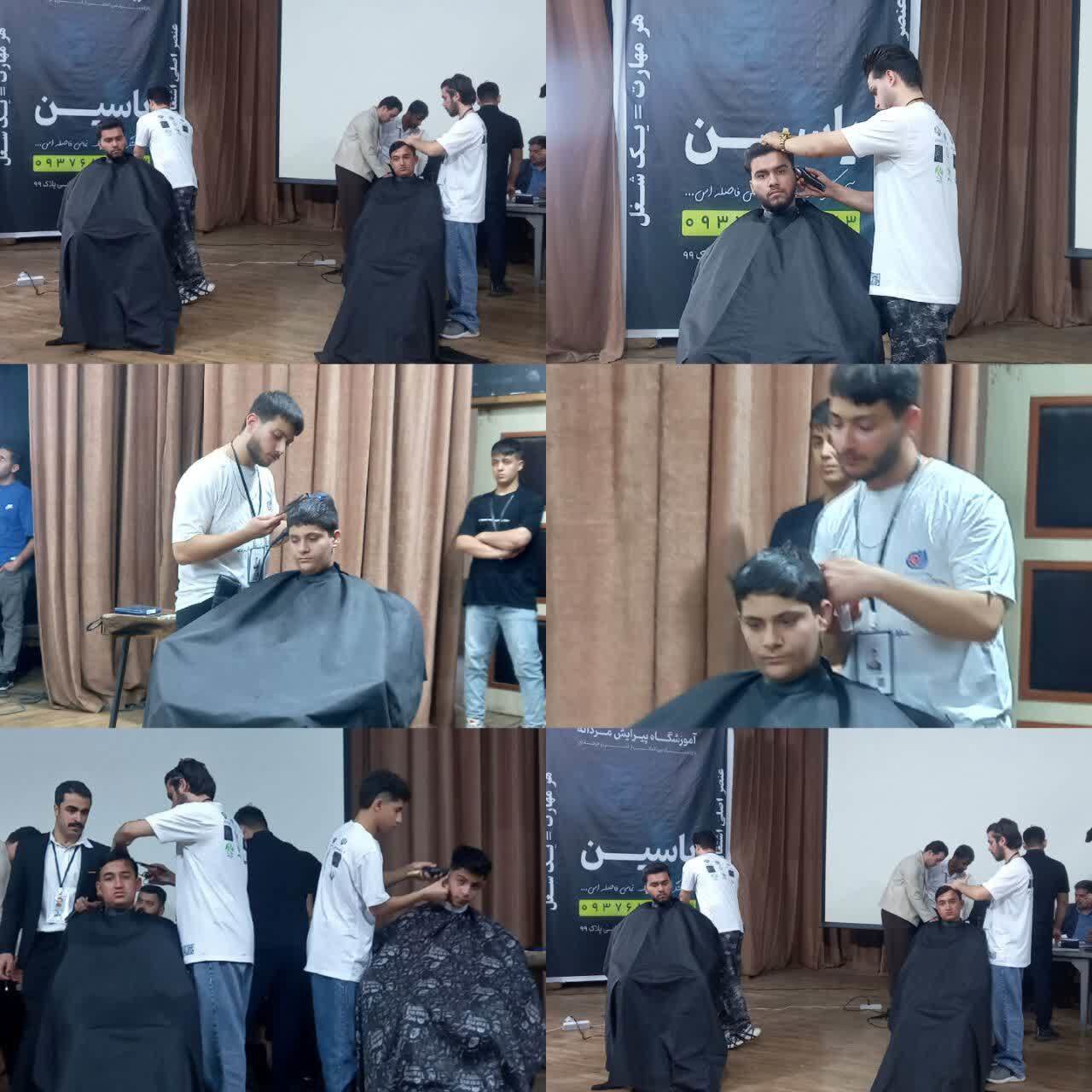 برگزاری مسابقات مهارت آزاد پیرایشگر‌ی در شوش