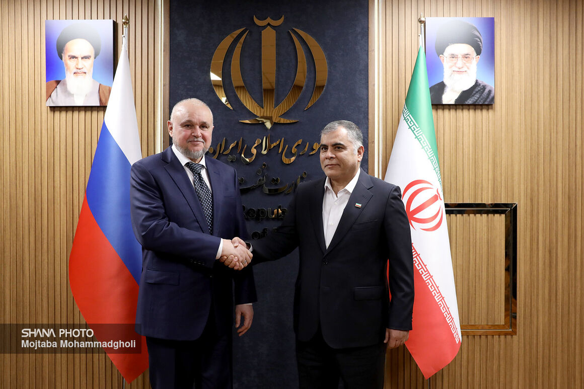 وزیر نفت ایران با وزیر انرژی روسیه دیدار و گفت‌وگو کرد