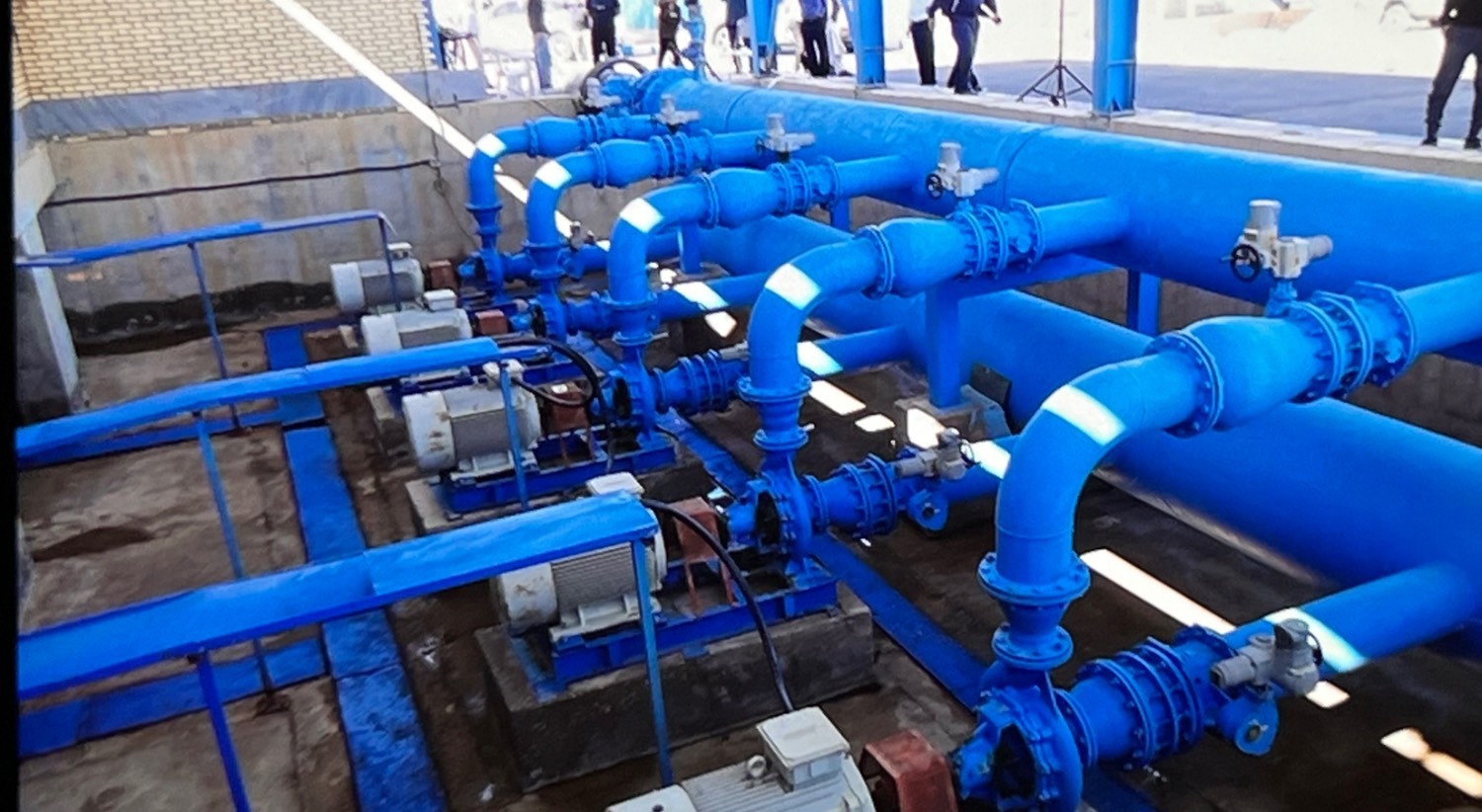 بهره برداری از سه طرح آبرسانی در شهرستان ماهشهر