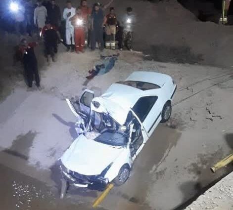 مفقود شدن یک کودک در سانحه رانندگی جاده اهواز - خرمشهر