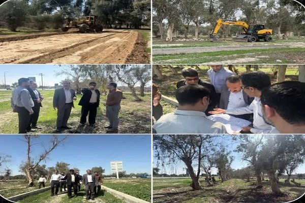 آغاز عملیات اجرایی مرحله نخست بوستان زیتون دزفول