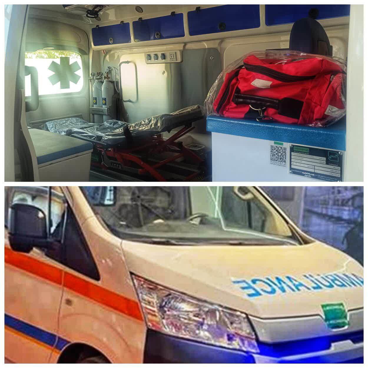 اضافه شدن یک دستگاه آمبولانس به ناوگان نقلیه بیمارستان بزرگ دزفول