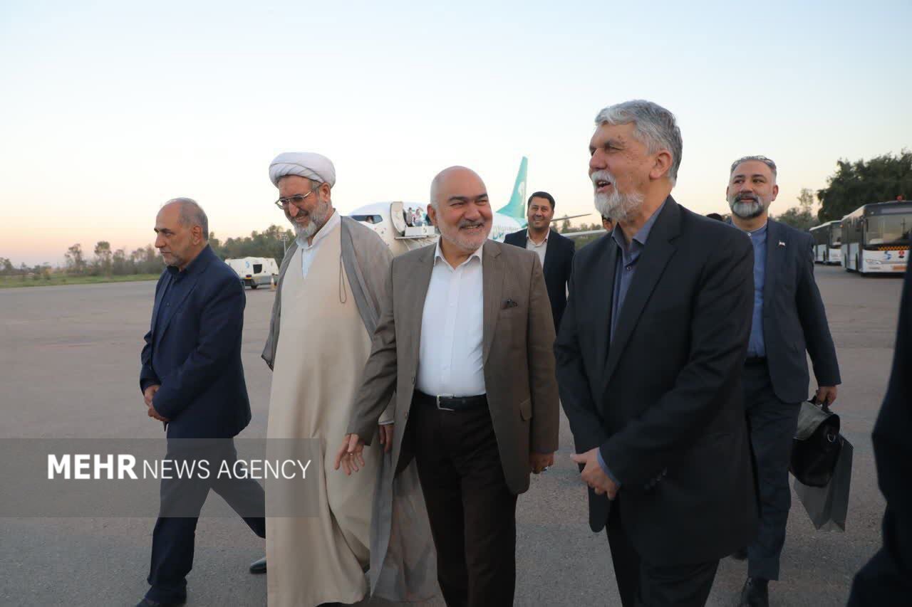 وزیر فرهنگ و ارشاد اسلامی وارد خوزستان شد