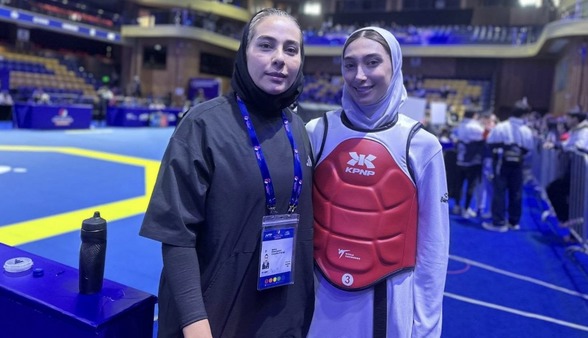 حذف مبینا نعمت‌زاده از تکواندو قهرمانی آسیا