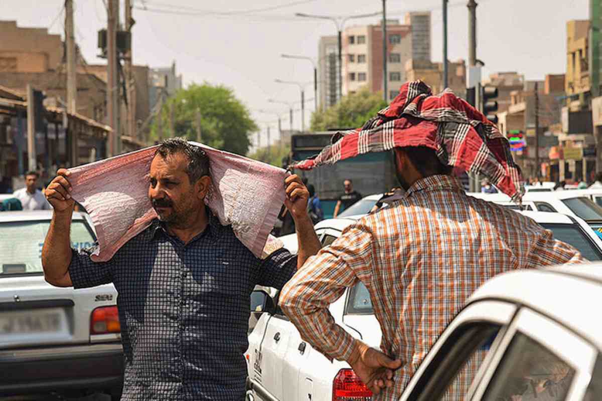 غبار صبحگاهی و گرما، مهمان آسمان خوزستان