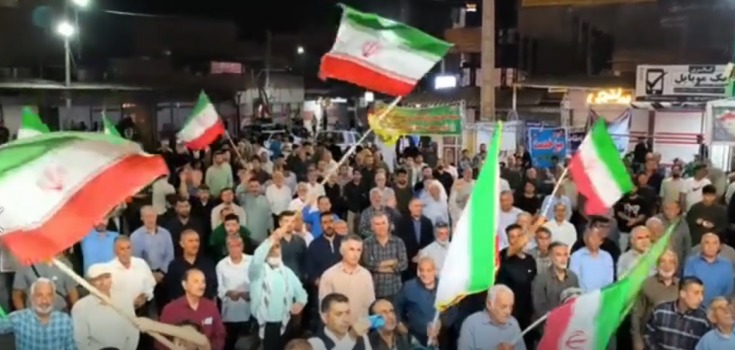 خروش خوزستانی‌های قهرمان در هشتاد و نهمین شب از اجتماعات مردمی