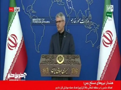 سخنگوی وزارت خارجه: ایران در این دو ماه خویشتن داری فوق العاده ای از خودش نشان داد