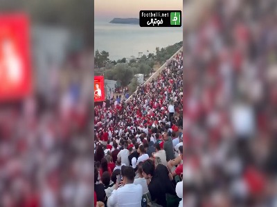 اجتماع بزرگ هواداران ترکیه برای تماشای بازی این تیم در جام جهانی