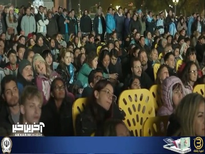 شادی مردم در بوئنس‌آیرس پس از دبل مسی