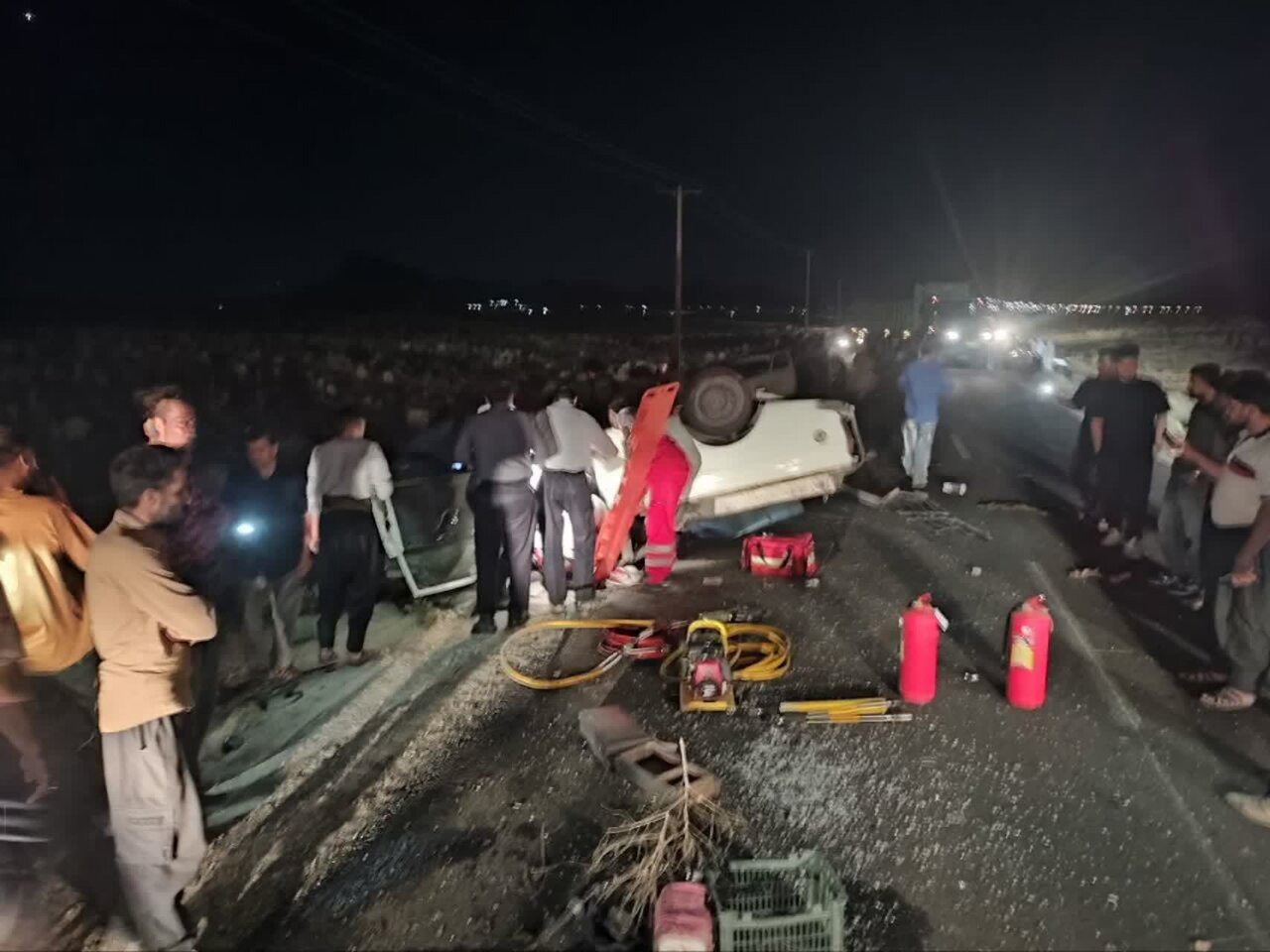 تصادف در محور باغملک - هفتکل ۸ مصدوم برجای گذاشت