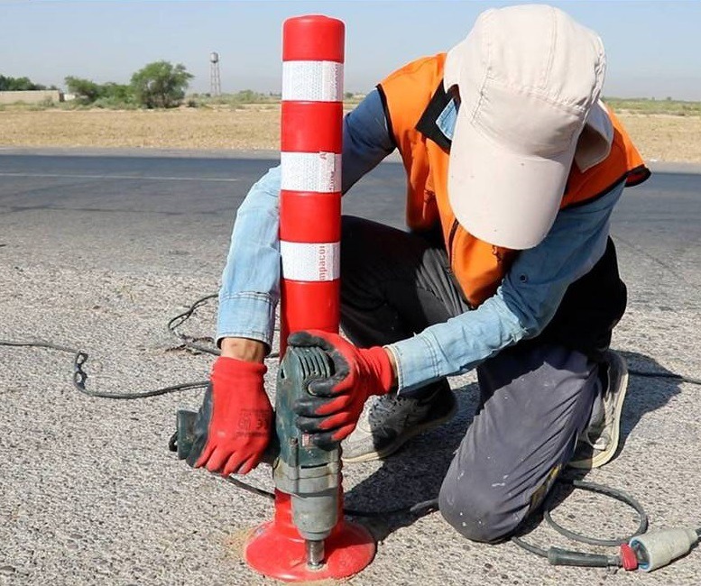 نصب بیش از ۱۴ هزار بازتاب ایمنی در محور‌های خوزستان