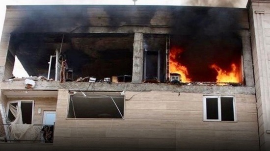 جان باختن و مصدوم شدن ۳ نفر در حادثه آتش سوزی یک منزل مسکونی در اهواز