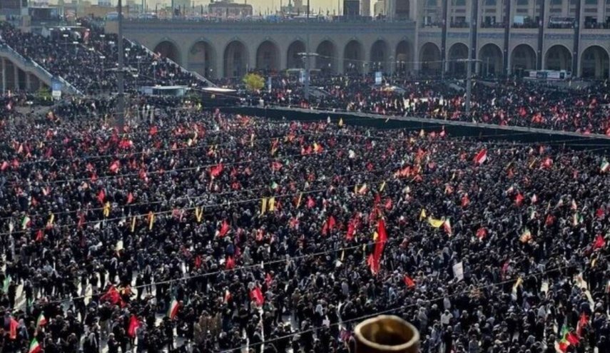 تشییع رهبر شهید رستاخیز آزادگان جهان مقابل استکبار است