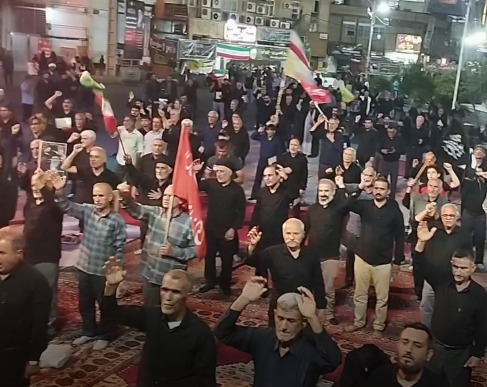 طنین الله اکبر مردم بصیر خوزستان در شب یکصد و سی‌ام از اجتماعات مردمی