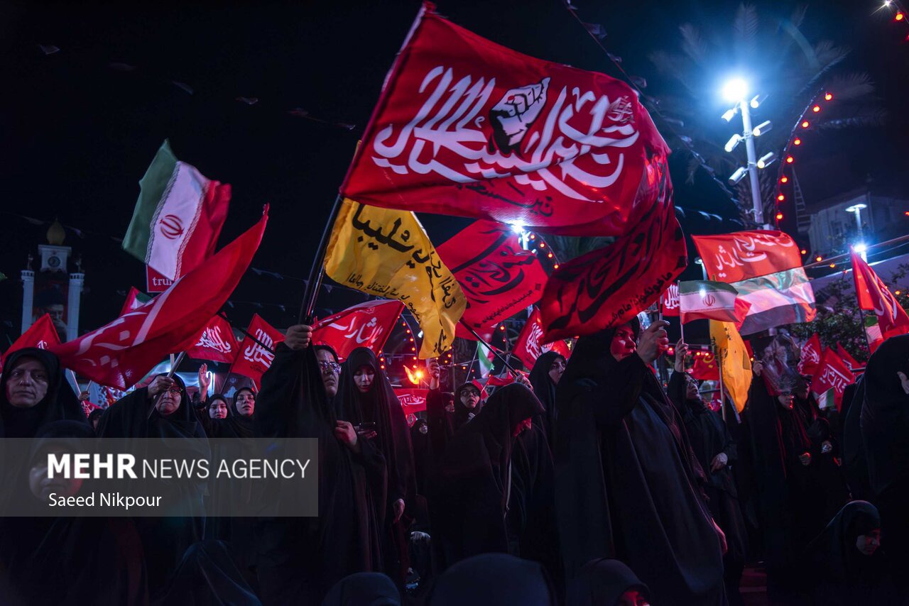 مراسم گرامیداشت رهبر شهید در بهبهان