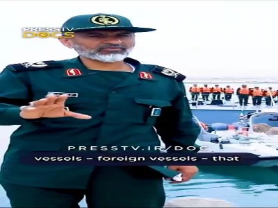 اولین ویدئو منتشر شده از سردار عظمایی، فرمانده نیروی دریایی سپاه