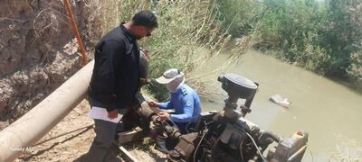 مهر و موم موتور تلمبه‌های غیر مجاز بالادست کرخه نور در خوزستان