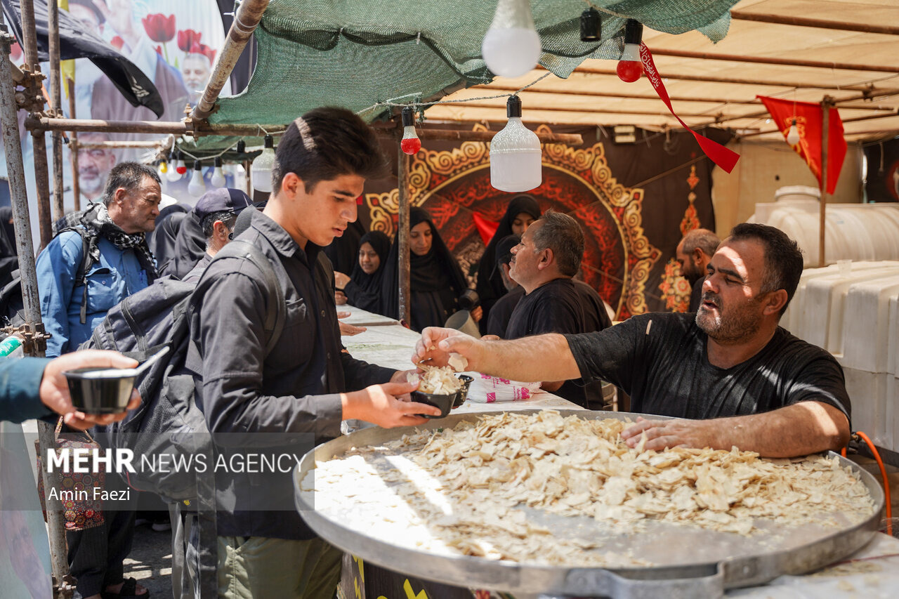 نظارت دامپزشکی بر سلامت غذای مواکب شلمچه و چذابه شبانه‌روزی است