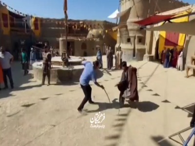 هنرنمایی بهاره افشاری در پشت صحنه «رویای نیمه‌شب»
