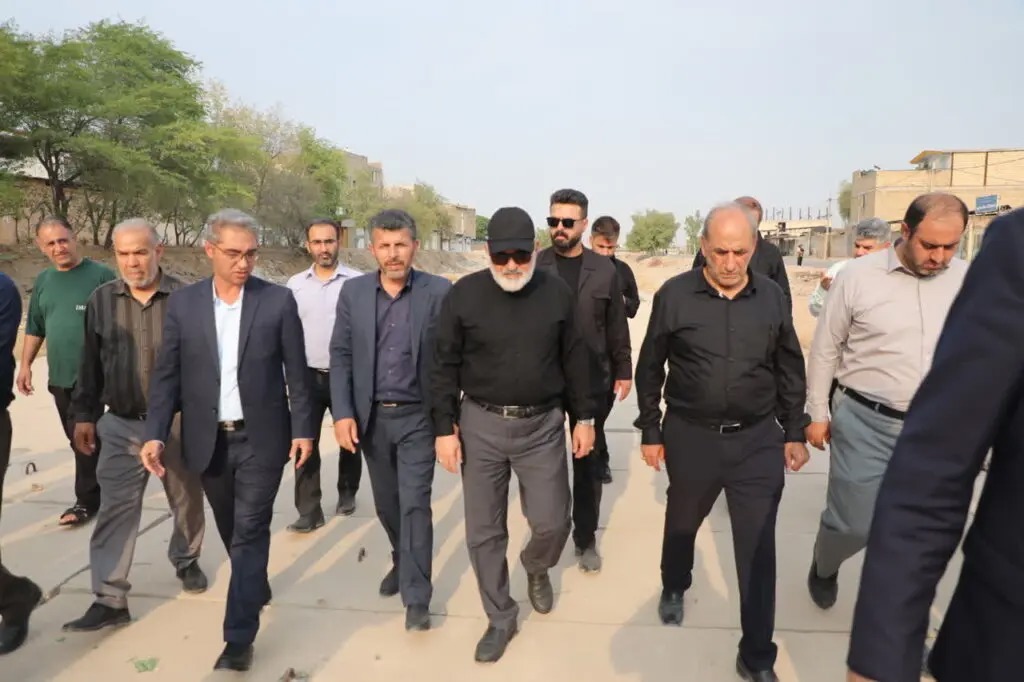 بازدید استاندار خوزستان از سه پروژه عمرانی در شهرستان دزفول