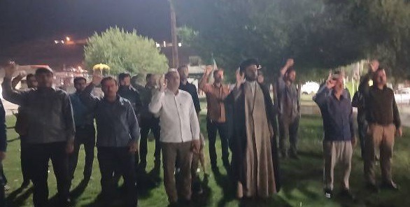 خروش خوزستانی‌ها در صد و پنجاه و هشتمین شب از اجتماعات مردمی دفاع از ایران اسلامی