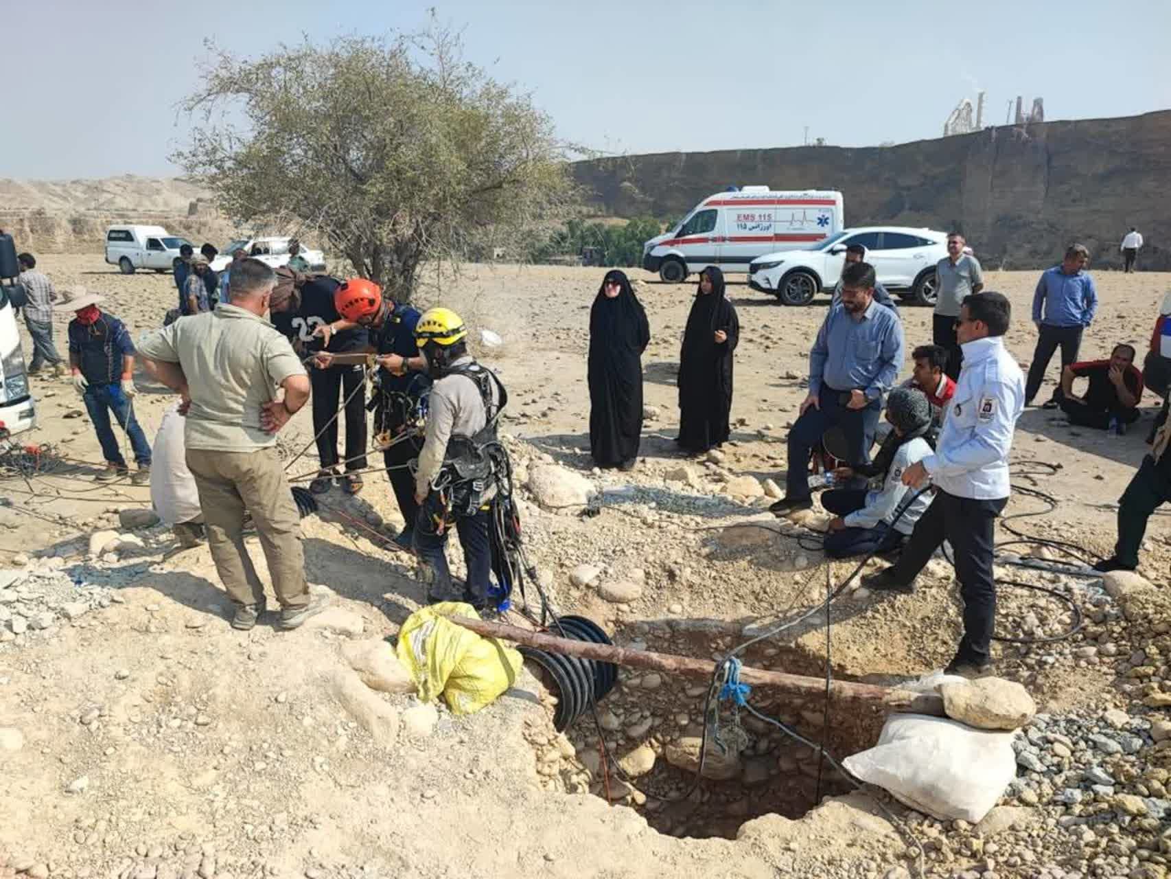 جان باختن دو تبعه خارجی هنگام حفر چاه غیر مجاز در ارجان بهبهان