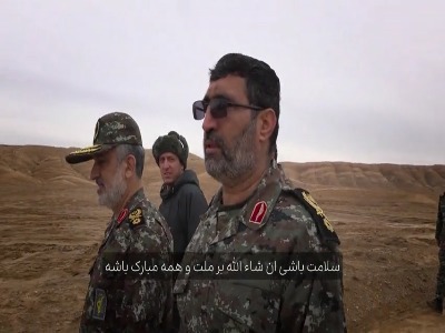 تصاویر دیده‌نشده از شهیدان حاجی‌زاده و باقری در رزمایش موشکی