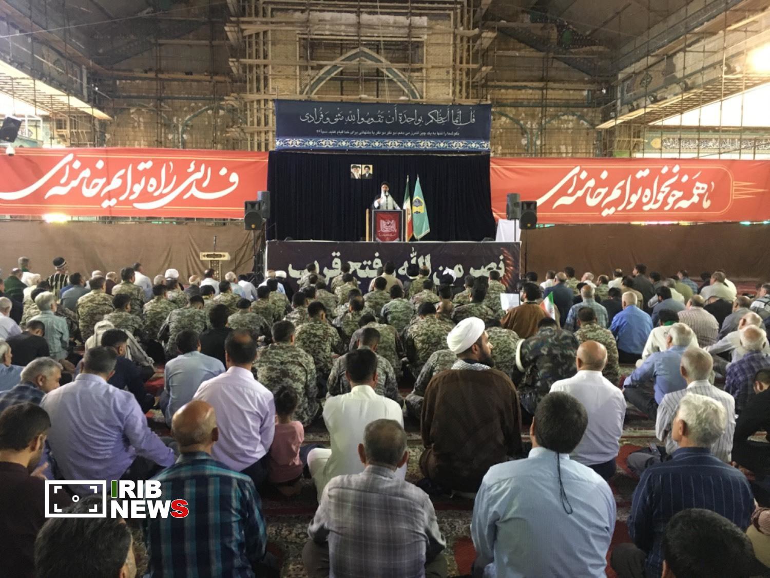 حفظ وحدت و انسجام داخلی و پیروی از مقام معظم رهبری رمز پیروزی است
