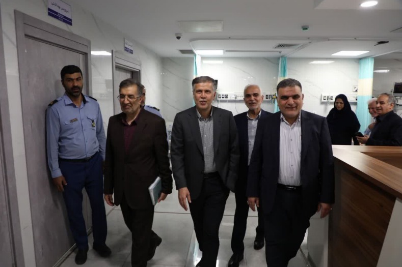 بهره برداری از اورژانس جدید بیمارستان نفت اهواز
