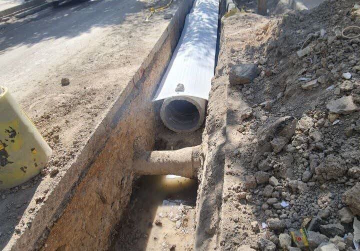 اجرای پنج کیلومتر خط لوله در طرح جامع جمع آوری آب‌های سطحی اهواز